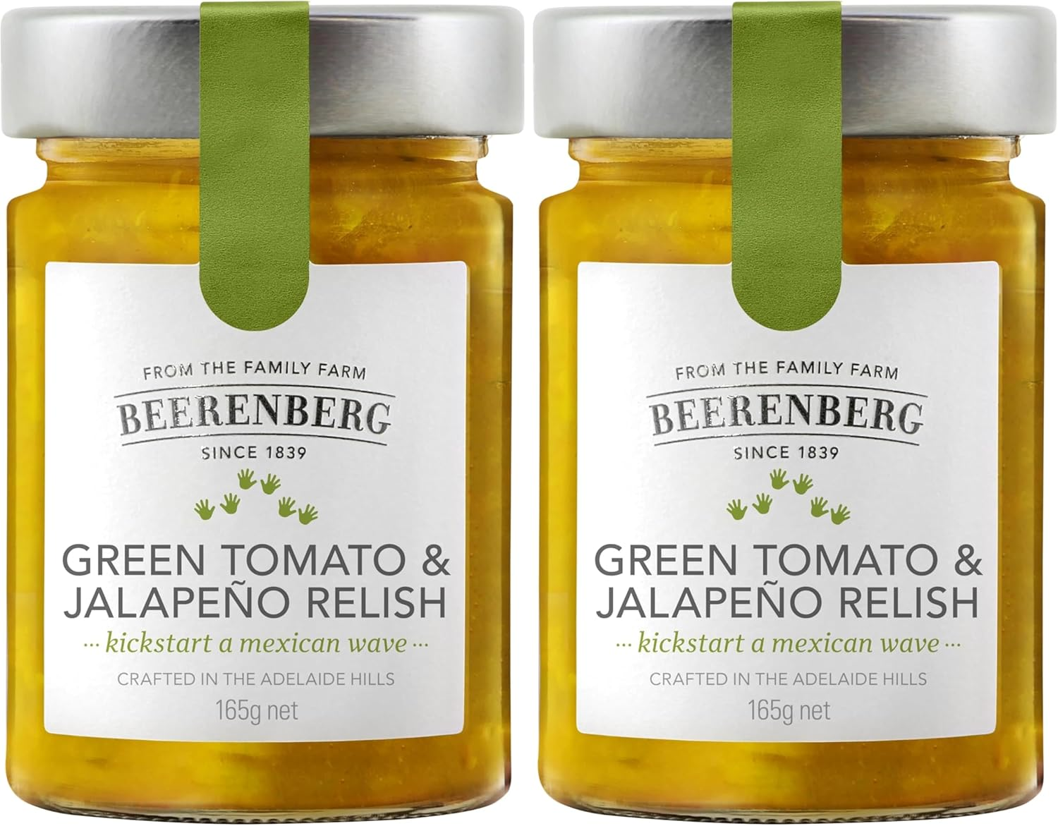 Beerenberg Green Tomato & Jalapeno Relish, 165 G