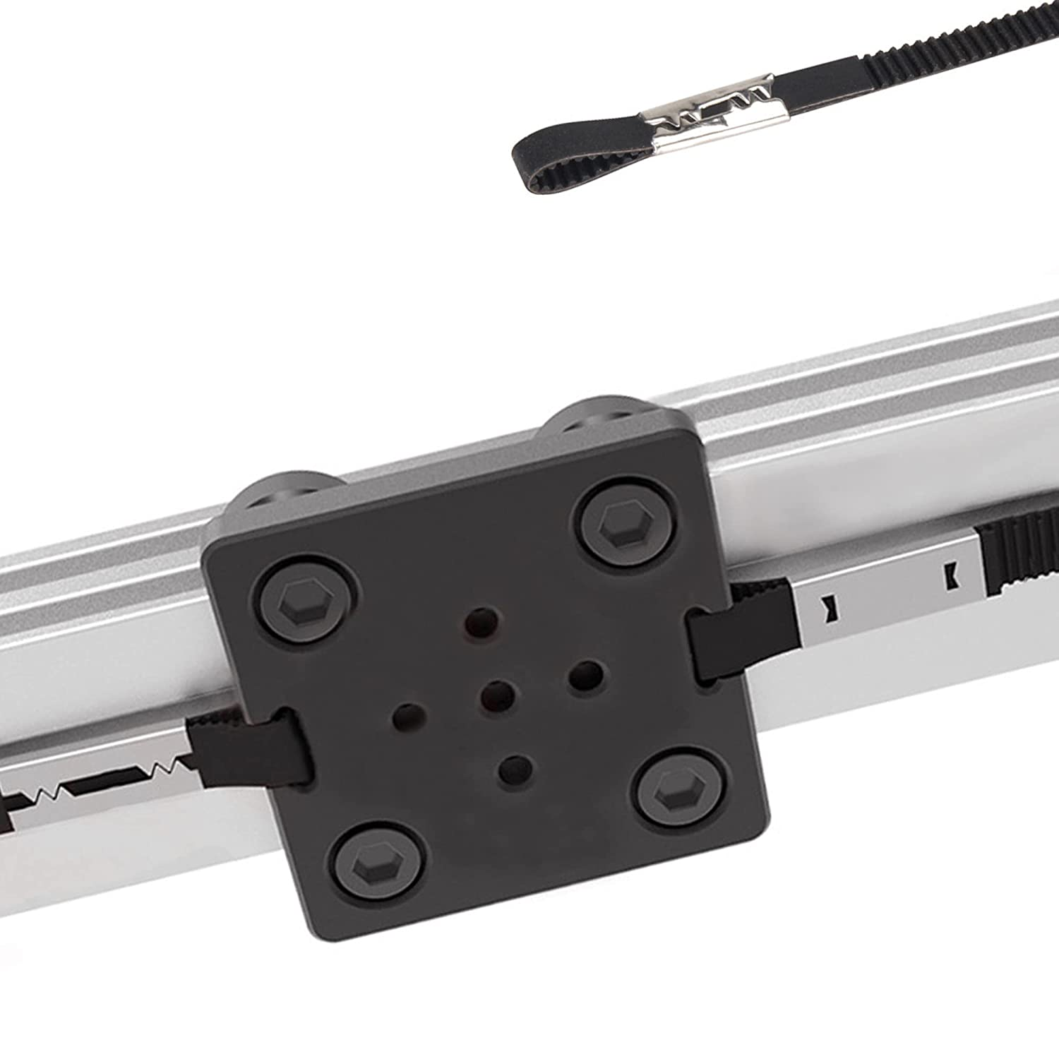 3D Printing GT2 Timing Belt Set, 5 Meters GT2 Open Timing Belt 2Mm Pitch 6Mm Width Rubber Fiberglass and 2 Pcs Open Belt Clip, 3D Printer Accessories for Reprap Prusa Mendel CR-10 Ender 3 V2 image number 2