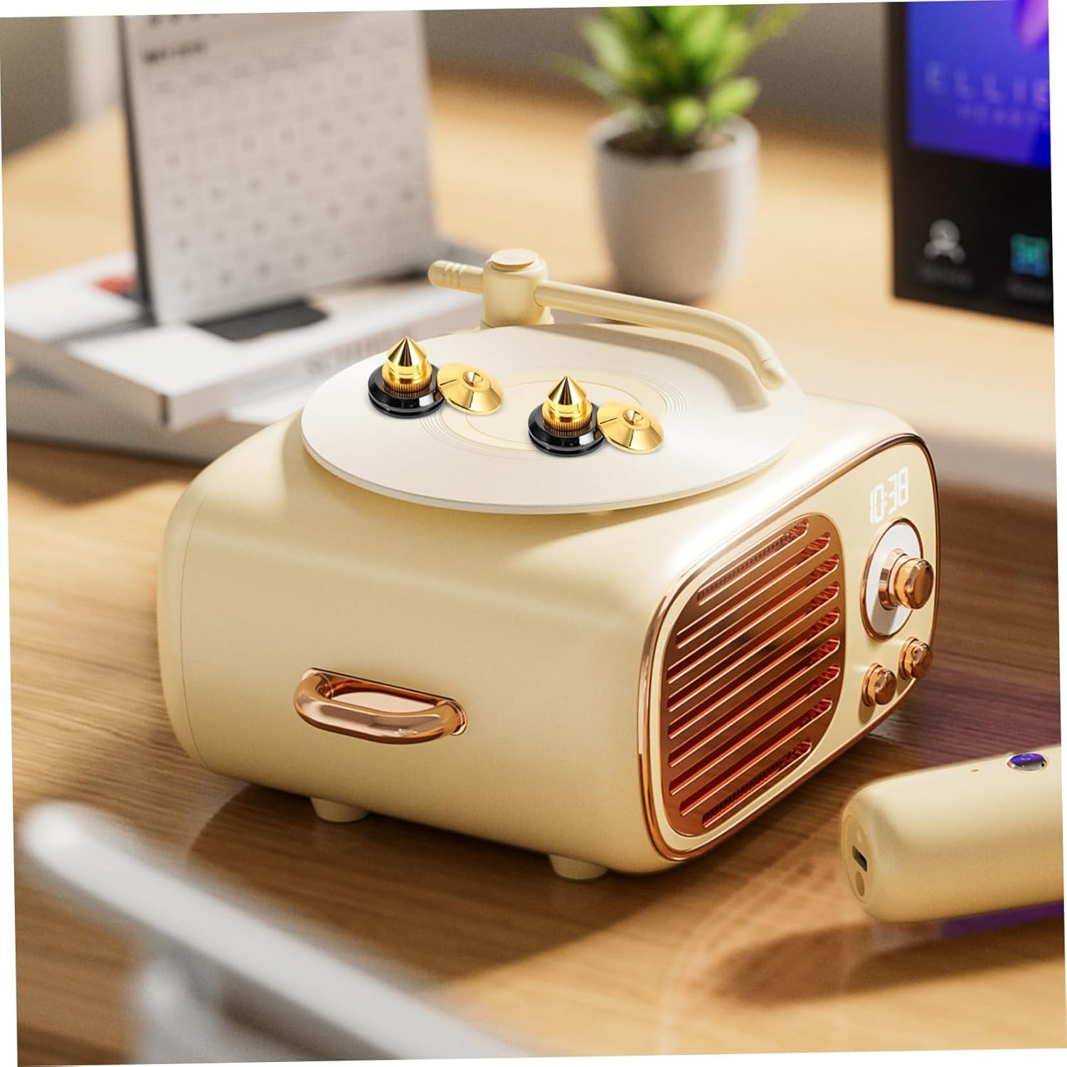 LAPYAPPE 4Pcs Sturdy Speaker Isolation Feet Shock Absorption for Home Audio Equipment Speaker Isolation Feet Spikes Pads image number 2