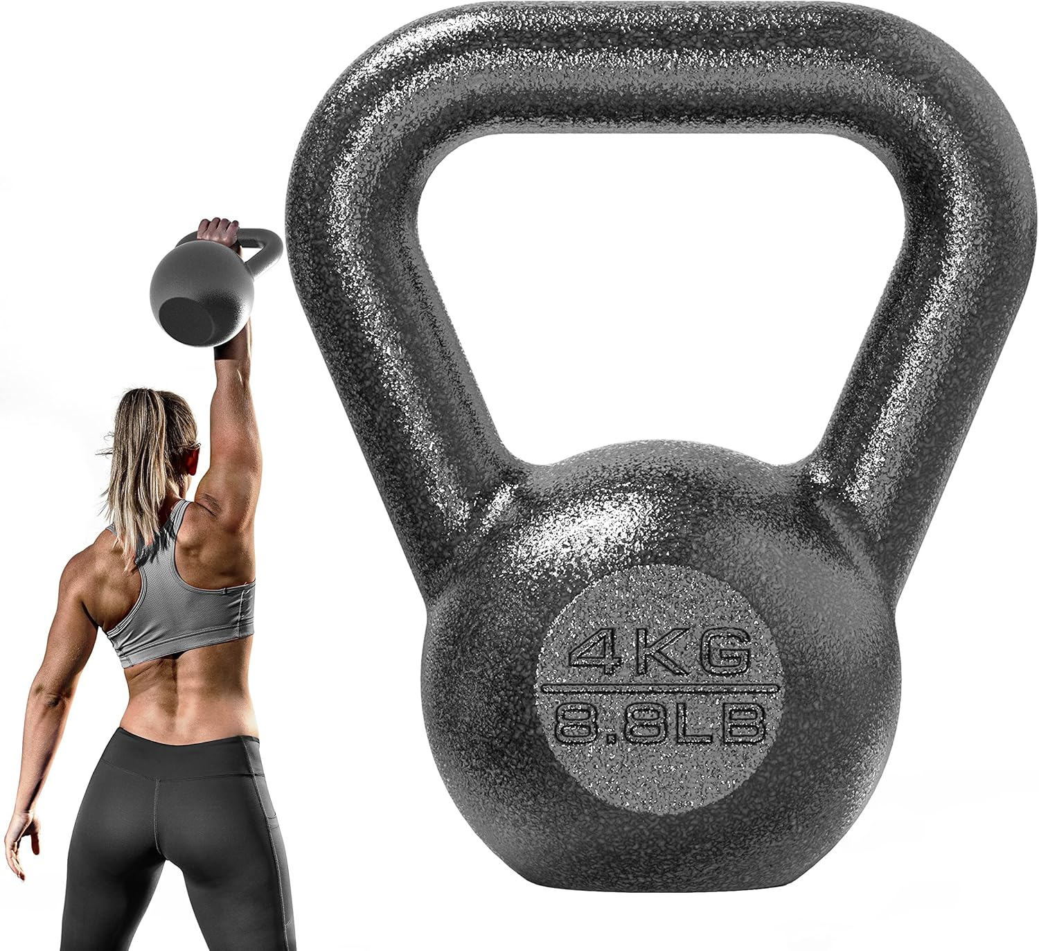 PROIRON Cast Iron Kettlebell Weight for Home Gym Fitness & Weight Training (4KG-24KG)