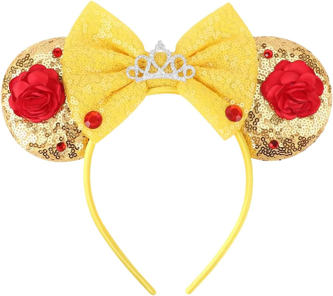 Enwye Mickey Ears Headband Fits Different Head Shapes and Hairstyles Suitable for Disneyland, Festivals, Birthday Parties and Other Occasions image number 3