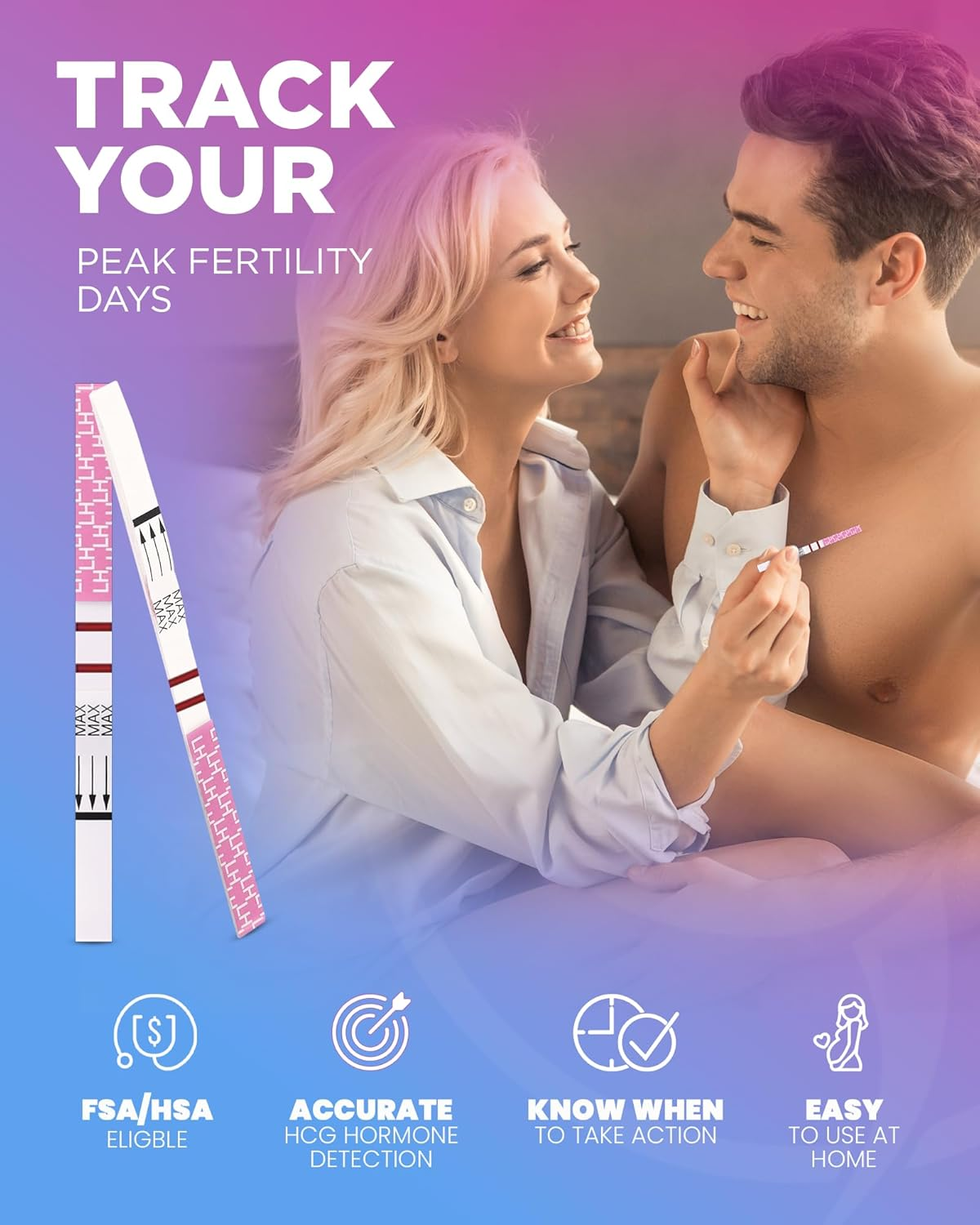 Pelvana Ovulation Test Kit, 60 Tests, LH image number 1