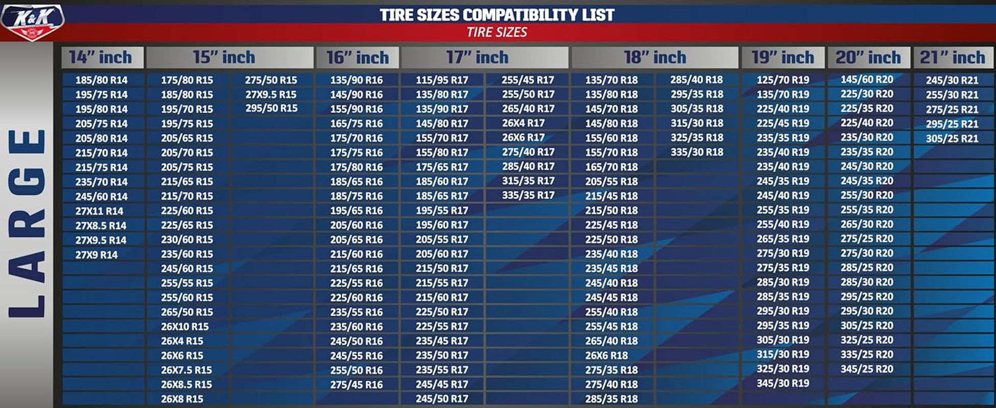 KNK Boutique K&K Automotive Snow Socks for Tires - Pro Series Ultimate Grip Chain Alternative Traction Device Truck SUV Van Car Textile Winter Emergency Kit Auto Accessory 2023 Model European (Large) image number 5