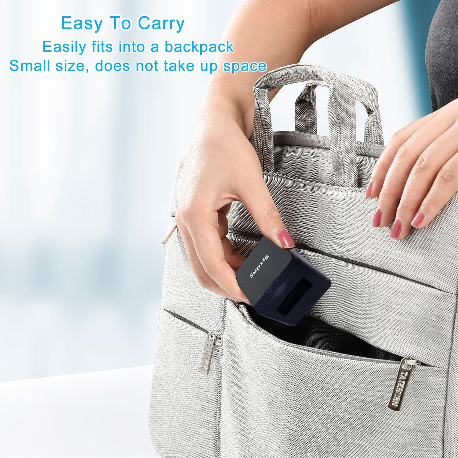 Suptig Battery Charger, Battery Charging for Gopro Hero 8, Hero 7, 6, 5, Battery Level LCD Display. image number 1