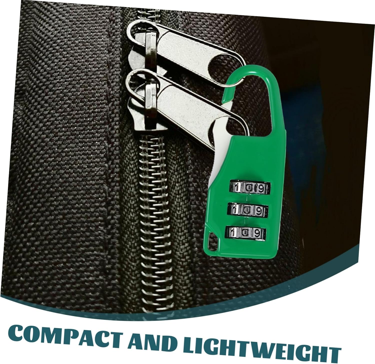 GETAJGHSD 6Pcs 3-Digit Combination Luggage Locks Zinc Alloy Padlocks for Suitcase Gym Locker Travel Security Black, Silver, Red, Blue, Green image number 5