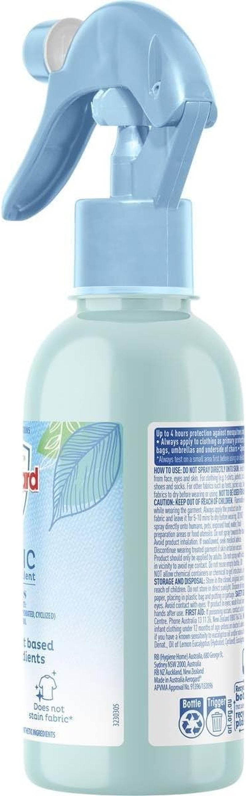 Aerogard Naturals Fabric Insect Repellent Spray 210 Ml image number 2