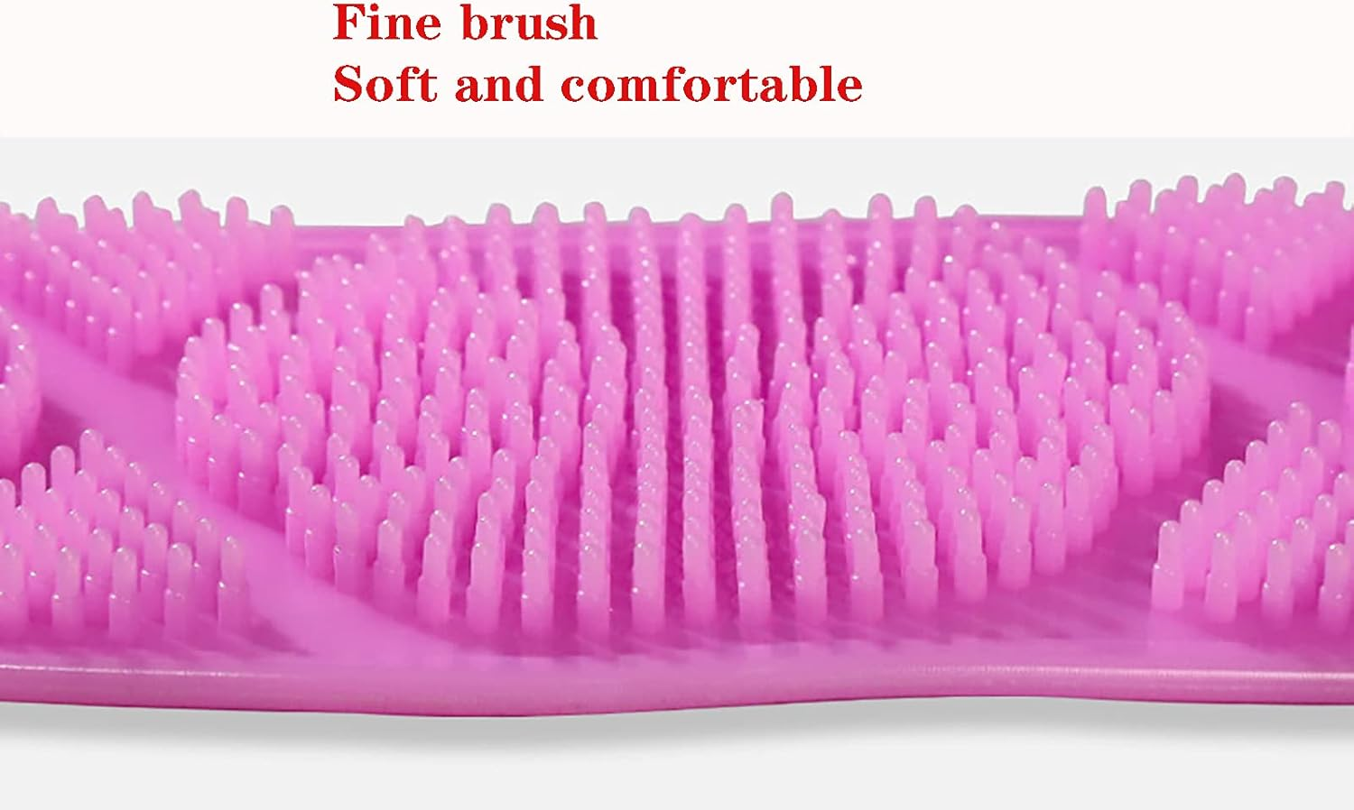 Silicone Bath Brush Exfoliating Long Silicone Body Back Frosted Brush Easy to Clean Silicone Double Back Scrub(Size:30Pcs,Color:Green) image number 3