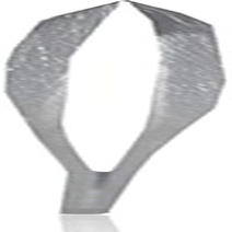 Rubis Progrip Splitter Tweezers - Pointed Tweezers with Ribbed Handle, Non-Slip - for Splitter and Ingrown Hair image number 3