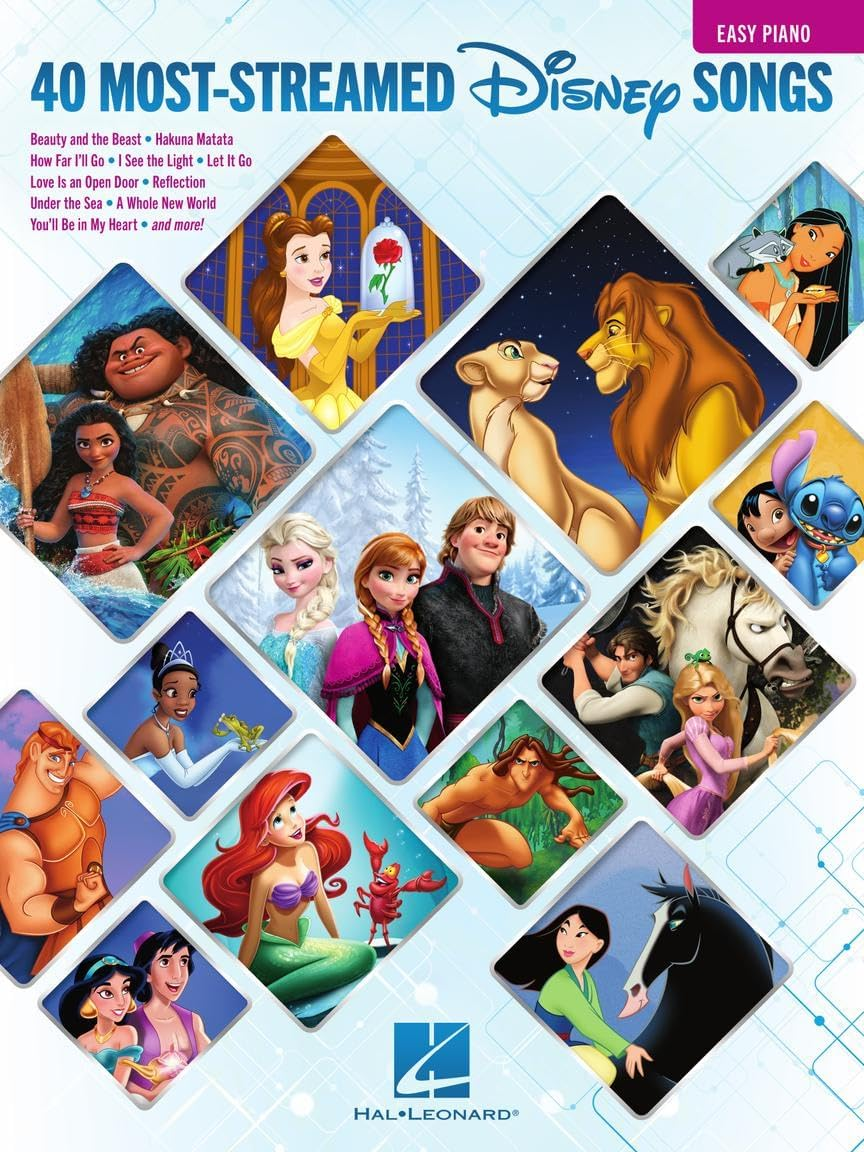 Hal Leonard the 40 Most-Streamed Disney Songs Book: for Easy Piano image number 2