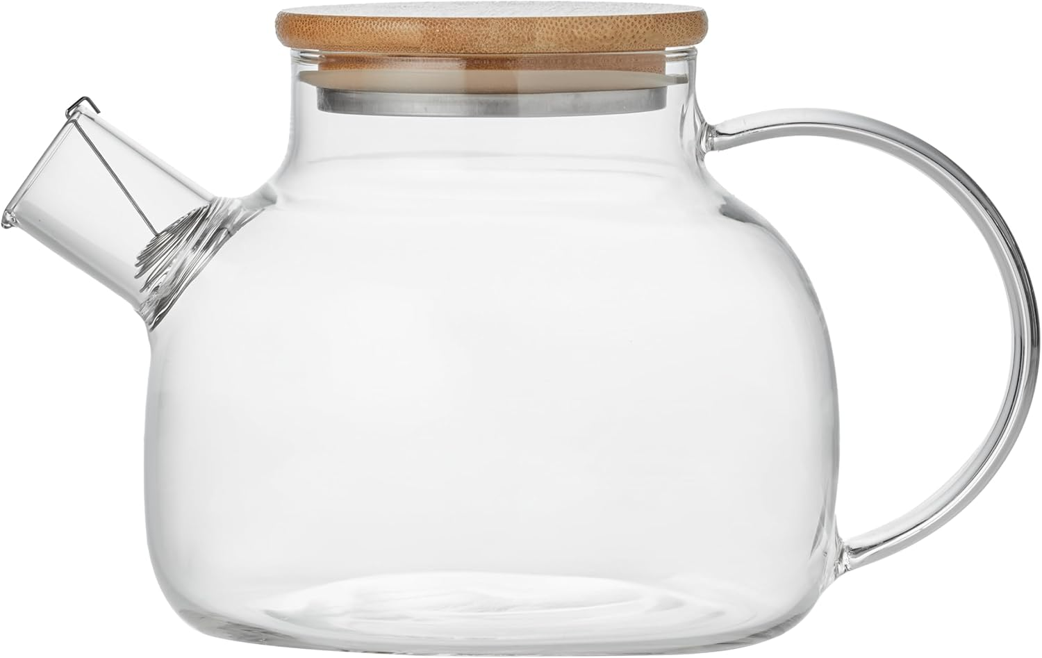 Leaf & Bean Frankie Glass Teapot with Filter, 1 Liter Capacity