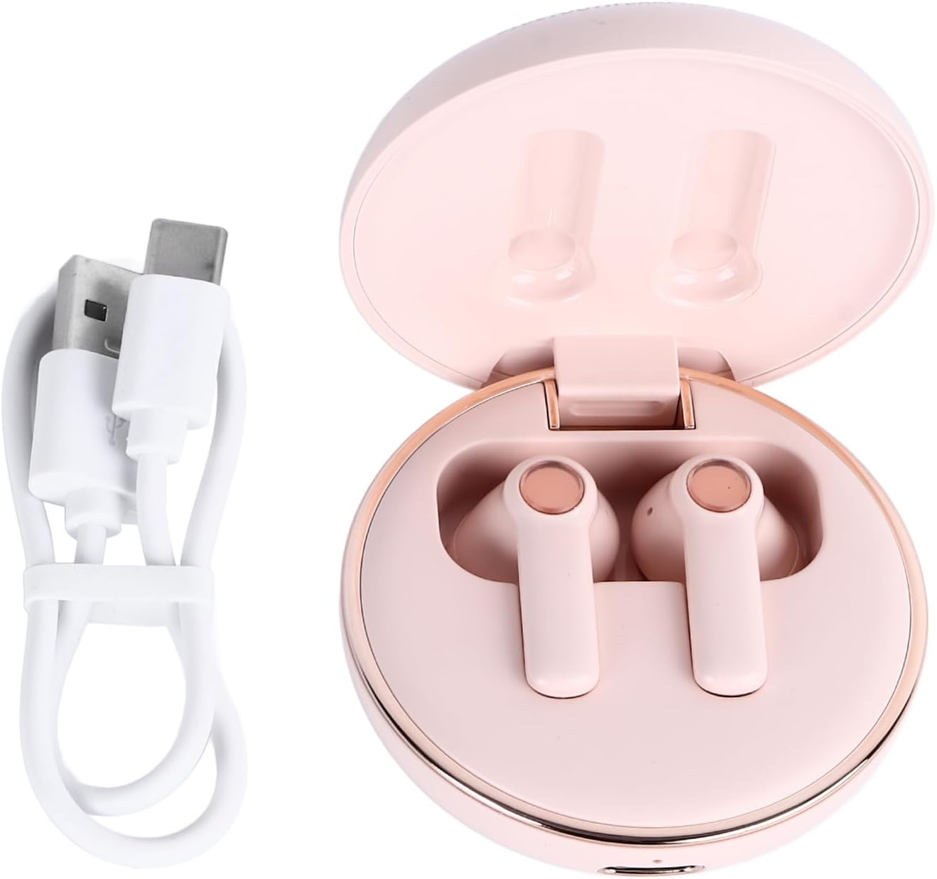 Jectse Wireless Earbuds, Noise Reduction Low Latency Headphones Waterproof Ergonomic Stereo Earphones for Ios for Android image number 5