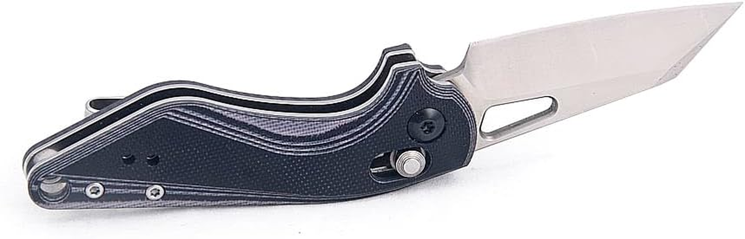 Tungyi Pocket Folding Knife, 2.3 Inch D2 Steel Blade, G10 Handle, Small EDC Knife with Pocket Clip for Left and Right Hand, Great for Everyday Carry Camping Hiking Great Outdoor Gifts for Men Women image number 4