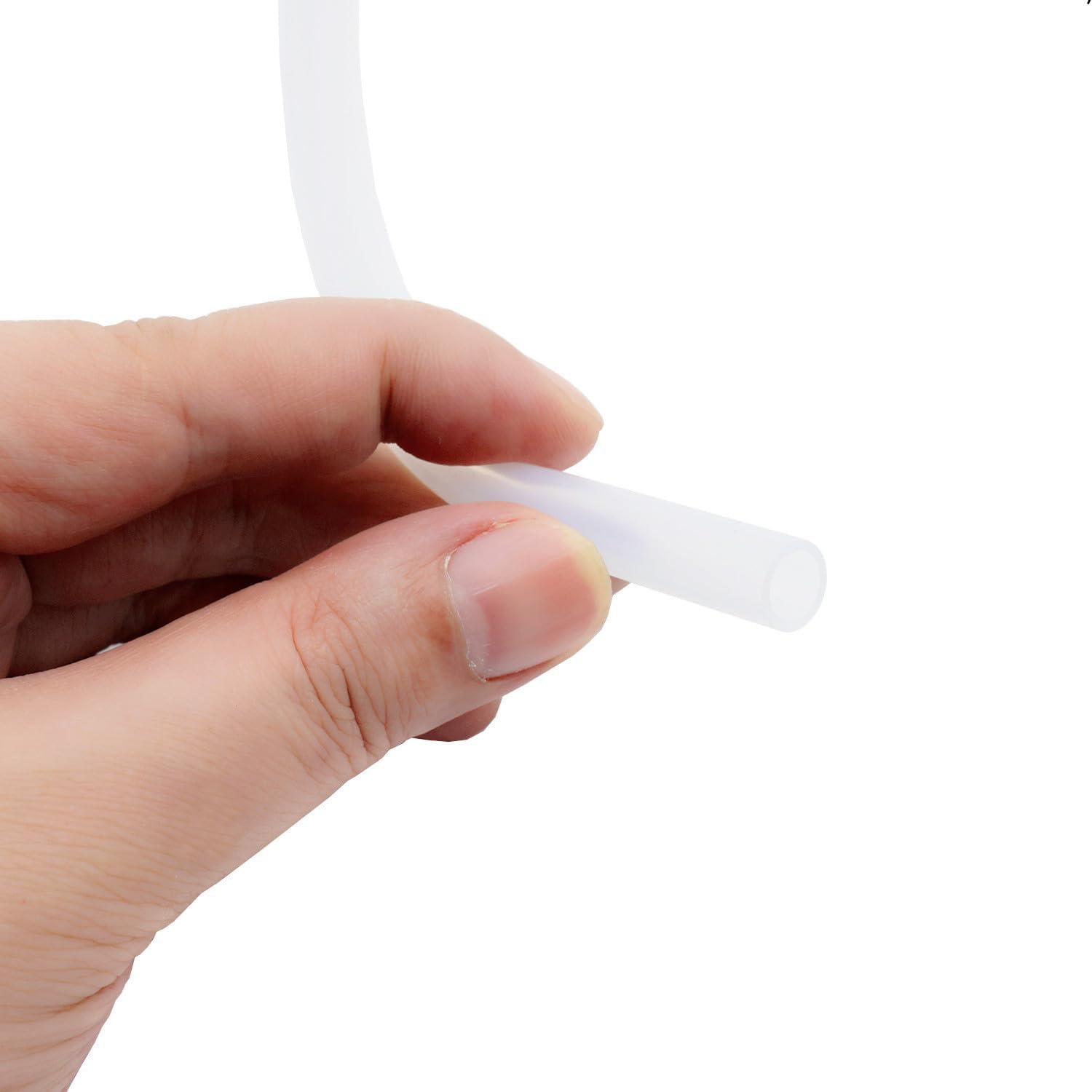 Silicone Tube 9/32"(7Mm) ID X 3/8"(9Mm) OD Clear Flexible Silicone Rubber Tubing Water Air Hose Pipe Transparent (3.3Ft / 1M;7 X 9Mm) image number 1