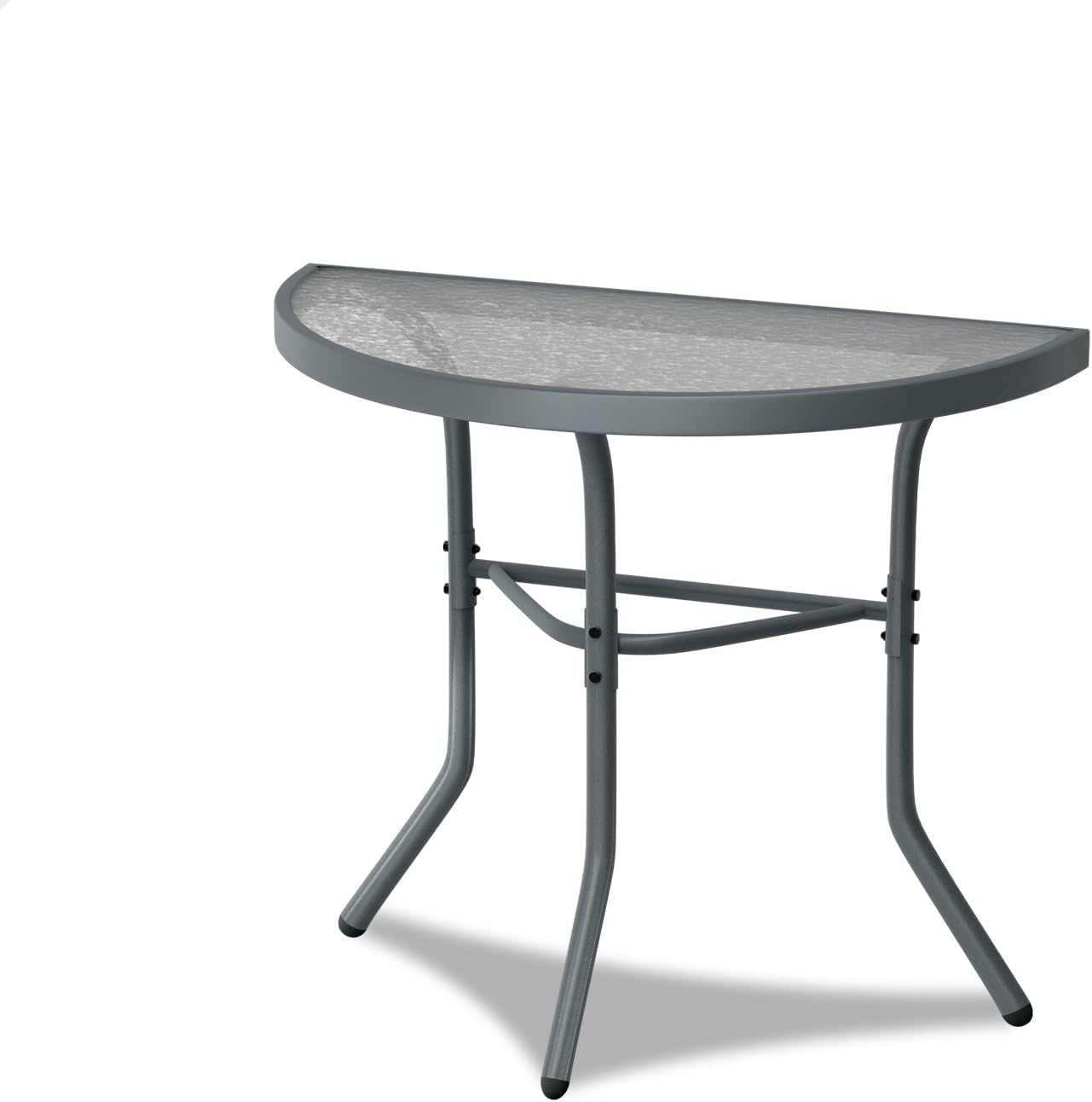 ALFORDSON Outdoor Dining Table Rectangle, Garden Patio Furniture with Patio Desk for Outdoor Chairs, Indoor Bar Table for Patio, Garden, Lawn, Balcony and Swimming Pool Side, 140 * 80 * 70Cm, Black