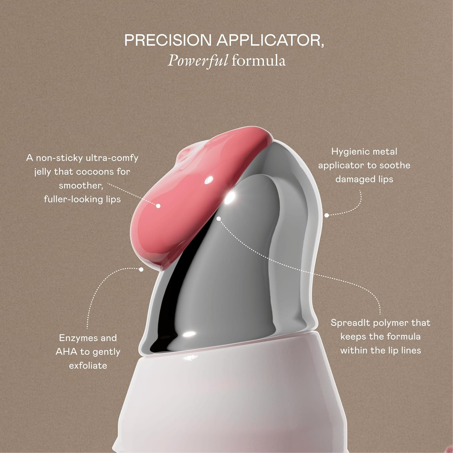 EADEM Le Chouchou Lip Softening Balm, Lip Gloss for Women, Plumper and Mask for Lips, Overnight Hydrating & Moisturizing Luxury Lip Balm, 0.5 Oz, Guava Fresca - Burnt Malai image number 2