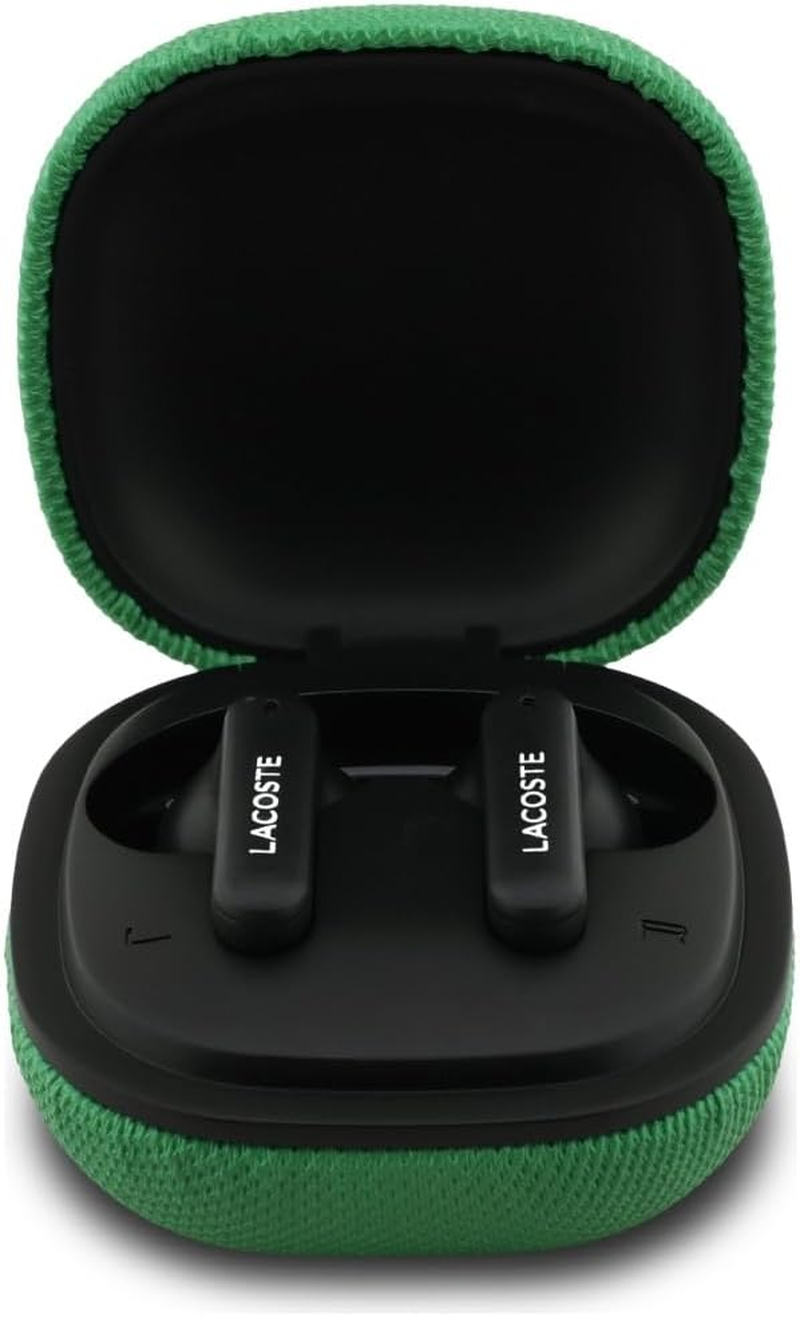 CG Mobile Lacoste TWS Iconic Pe Pique Bluetooth Headphones (Green)