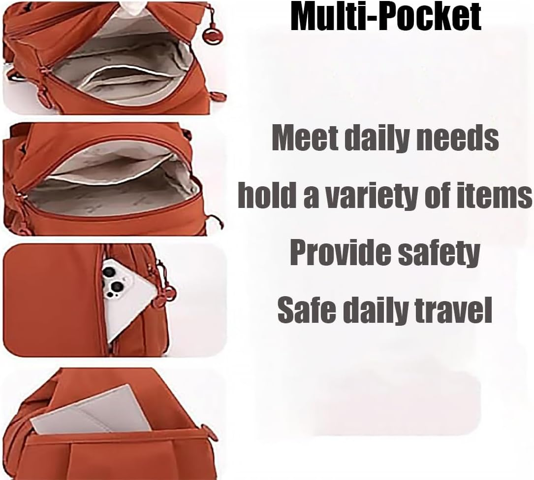 Waterproof 2-Way Commuter Bag - Convertible 3-In-1 Travel Tote/Backpack/Crossbody, Anti-Theft Hidden Pockets, Oxford Fabric image number 4