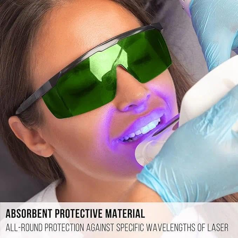 Laser Safety Glasses, IPL 200-2000Nm Laser Glasses Eye Protection for Laser Hair Removal Treatment. image number 1