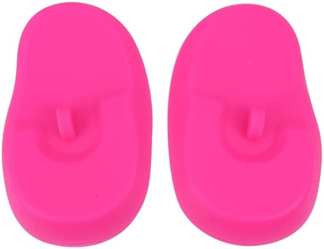 Ear Cover Protector, Ear Covers Shower Cover Protectors for Dye Color Ear Cover Protector for Salon, Home Shower (Pink, One Size) - Five-Piece Hair Dye Set - Black image number 2