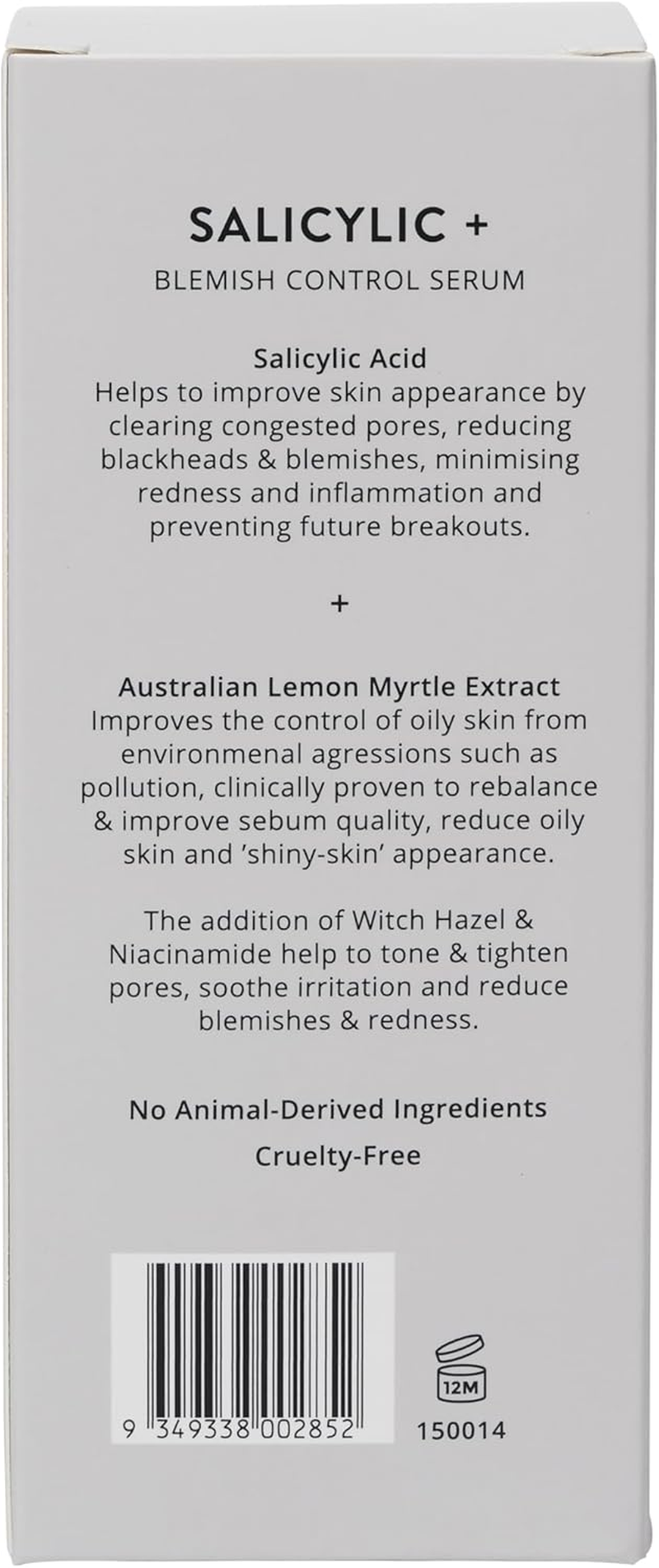 Skin Physics Salicylic Acid Blemish Control Serum 30Ml &ndash; with Lemon Myrtle, Witch Hazel & Niacinamide &ndash; Targets Breakouts, Blemishes, Oily Skin & Pores image number 5