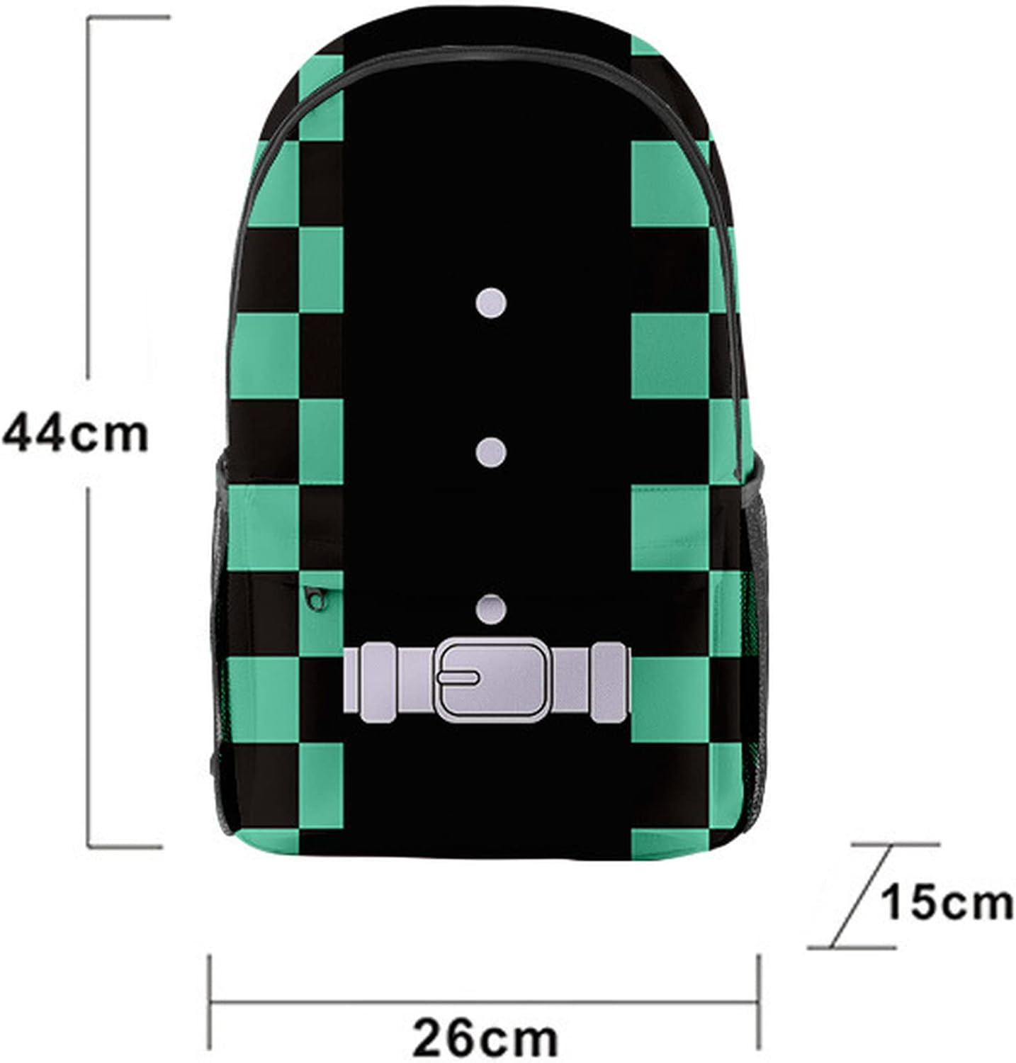 Anime Backpack Kawaii Cute Aesthetic Japanese Cartoon Figure Cosplay School Supplies Harajuku Academia Manga Ita Bag - Butterfly Light Green image number 4