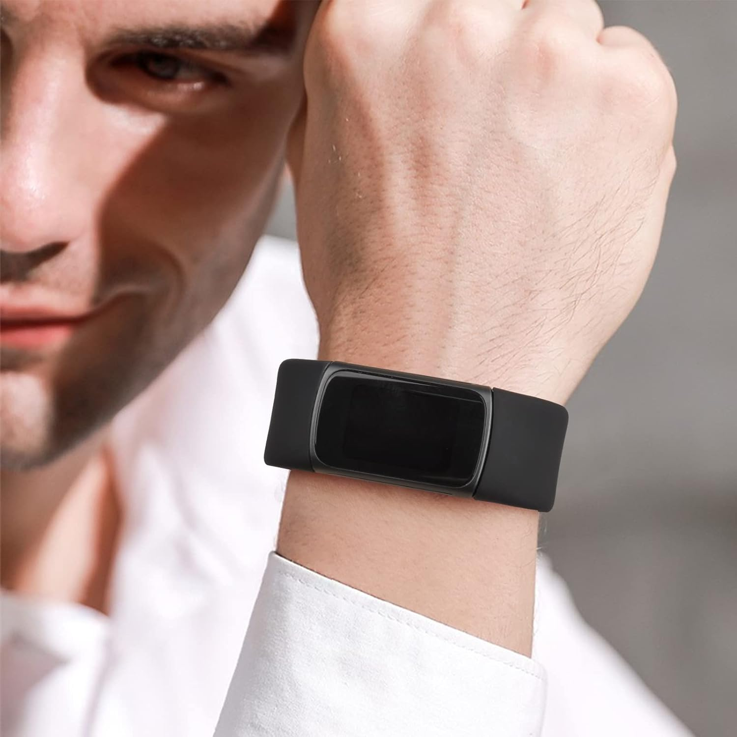 Leonids Bands for Fitbit Charge 5/6 - Soft Silicone Adjustable Breathable Sport Replacement Wristbands Strap for Advanced Fitness Tracker