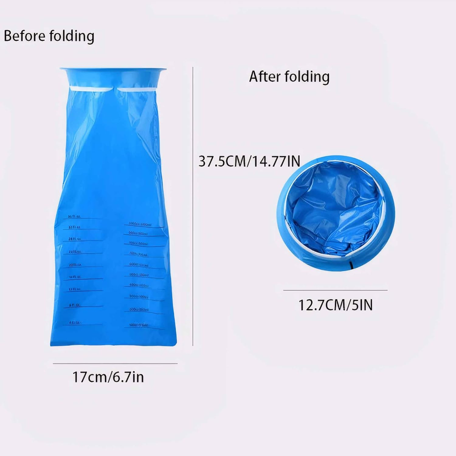 30 Pcs Sick Portable Vomit Bags 1000Ml Leak for Motion Sickness image number 6