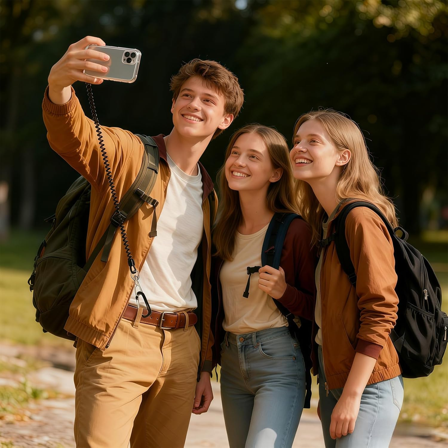 Vymoreon anti Theft Phone Wrist Strap with 360 Degree Rotating Interface, Mobile Phone Lanyard for Keychain image number 5