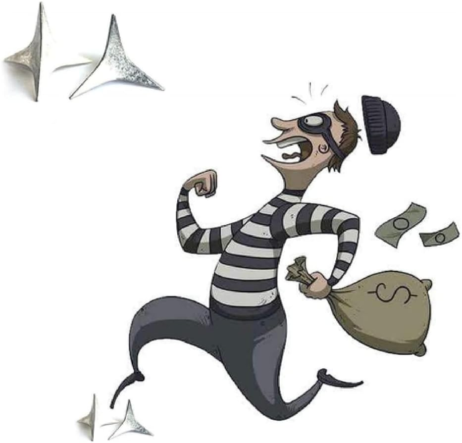 4.5 Cm Triangle Nail, Non-Inverted Nail, Anti-Theft Nail, Professional Tyre Nail, Ground Tyre Nail, Emergency Brake Nail, Prevent Brake Failure (10Pcs) image number 1