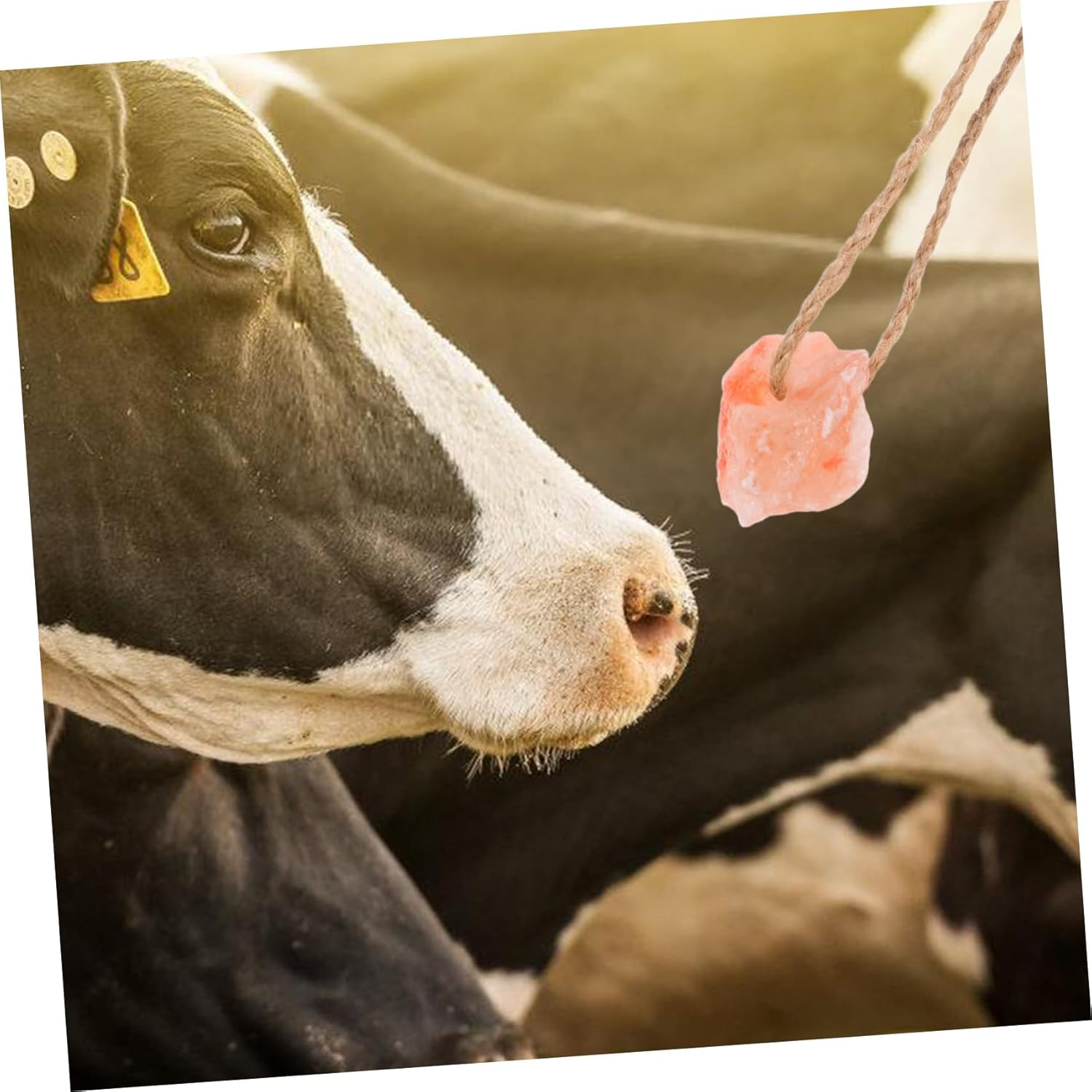 HANABASS Horse Goat Mineral Block Set 4Pcs Salt for Livestock Rich in Minerals Easy Handling for Farm Animals image number 5