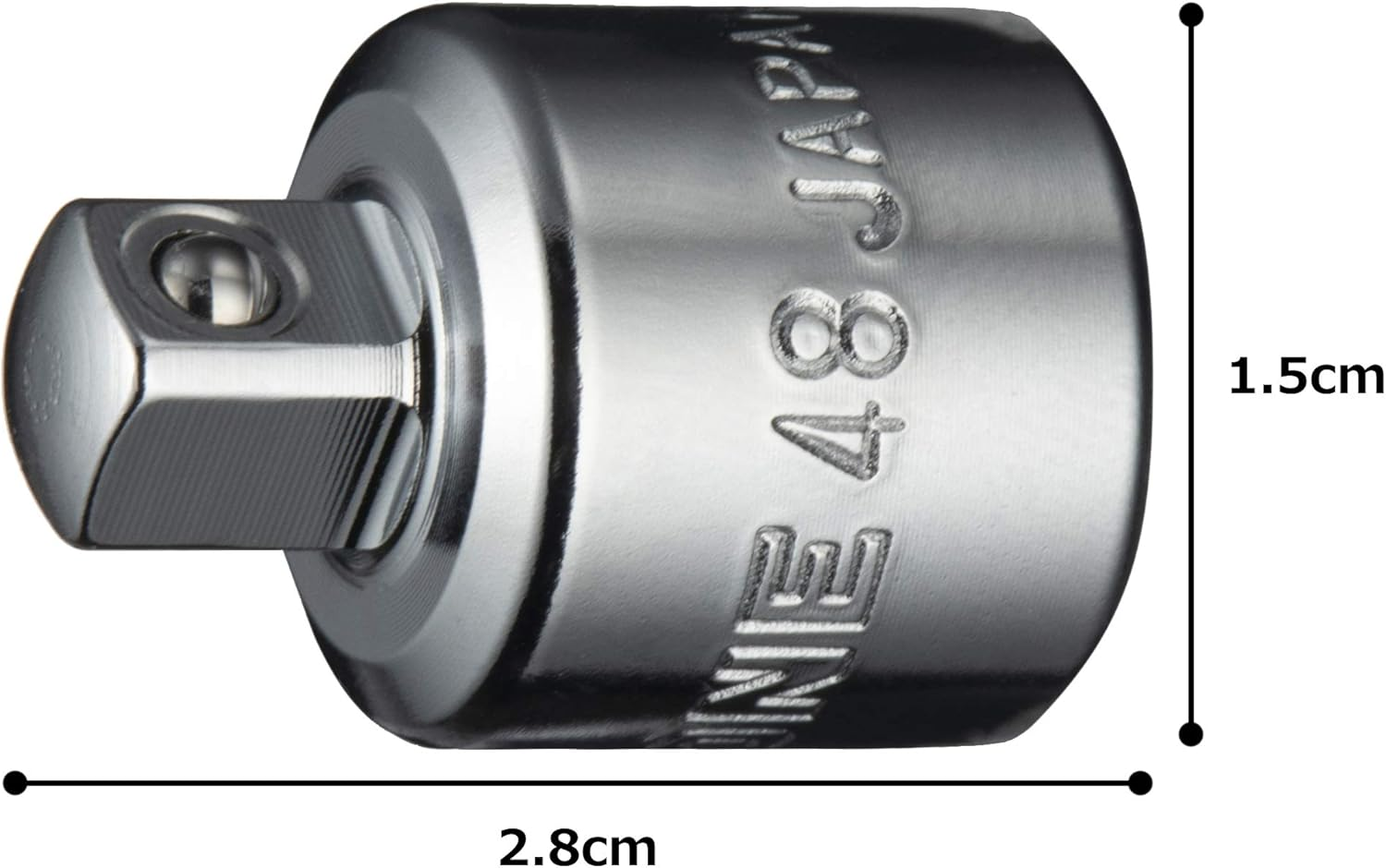 Tone Socket Adapter 48 Insertion Angle 3/8 Mm & 1/4 Inch (6.35 Mm) image number 1