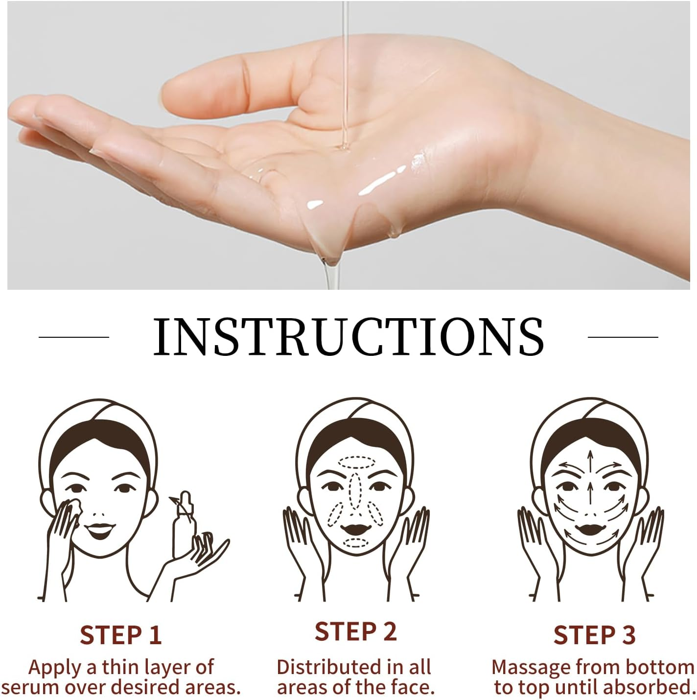 Retinol Serum for Face anti Aging with Squalane Oil & Vitamin E Oil for Skin Care Night Repair Serum for Oily, Combination, Dry & Mature Skin for Daily Use 30Ml image number 6