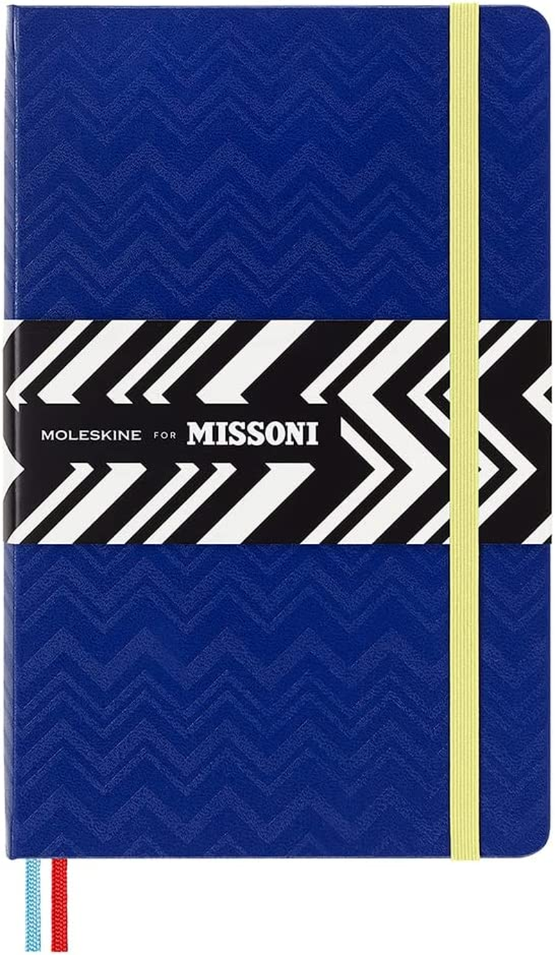 Moleskine - Limited Edition Missoni Notebook - Ruled - Large - Blue