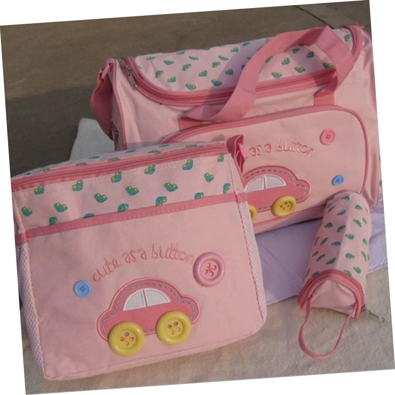 Bestonzon Multi-Function Diaper Bag Set Shoulder Strap Large Capacity Mummy Tote Includes Changing Pad and Bag for Travel and Daily Use image number 6