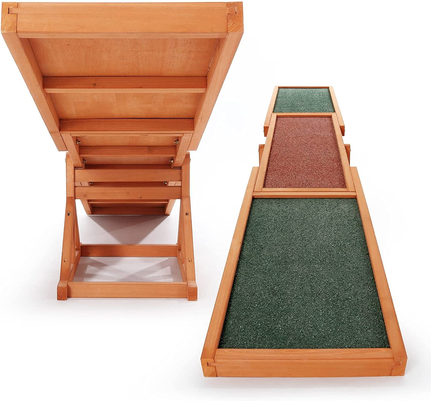 Pet Seesaw Dog Agility Outdoor Cat Obedience Training Puppy Sports Agility Outdoor Play Equipment Wooden image number 4