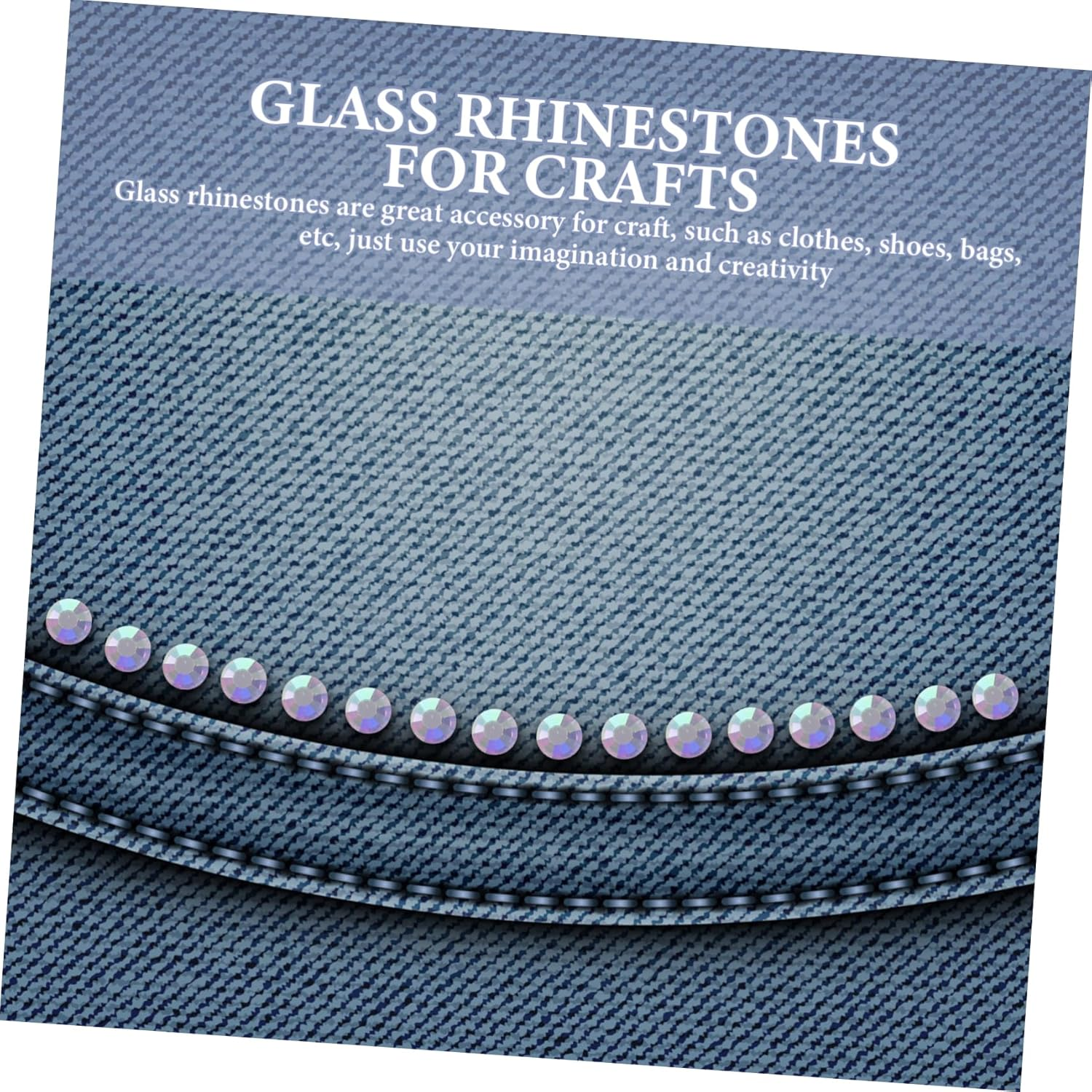 LIFKOME 2880Pcs Flatback Glass Rhinestones Ab Ss10 (2.7-2.8Mm) Hot Melt Iron on Rhinestone Kit for DIY Crafts Clothes Shoes Bags Decoration image number 5