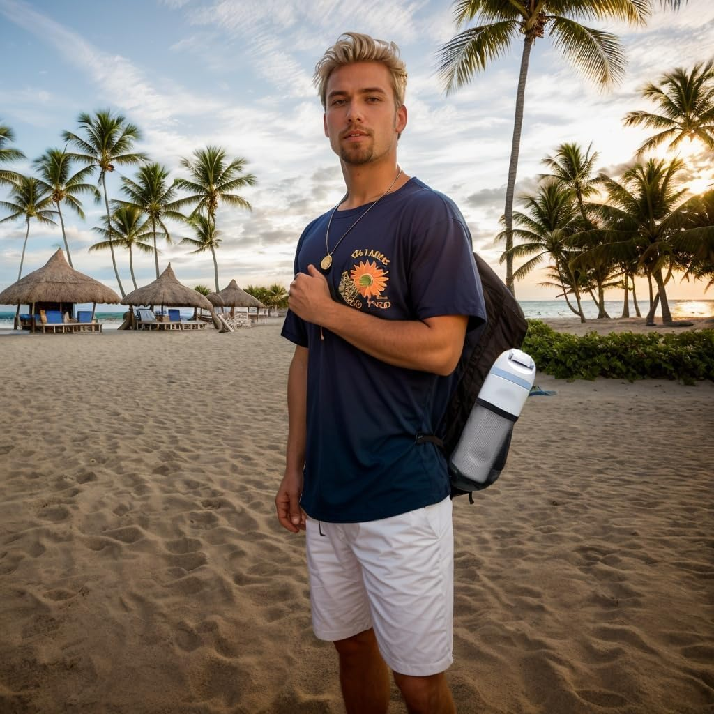 Insulated Stainless Steel Water Bottle with Straw for Sports, Travel, and School Bpa-Free Sports Water Bottle, 32 Oz