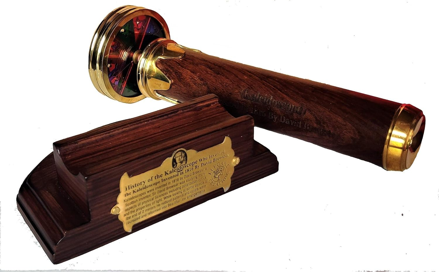 Castle Instruments Handmade 8 Inches Brass Working Kaleidoscope Best Birthday Children image number 4