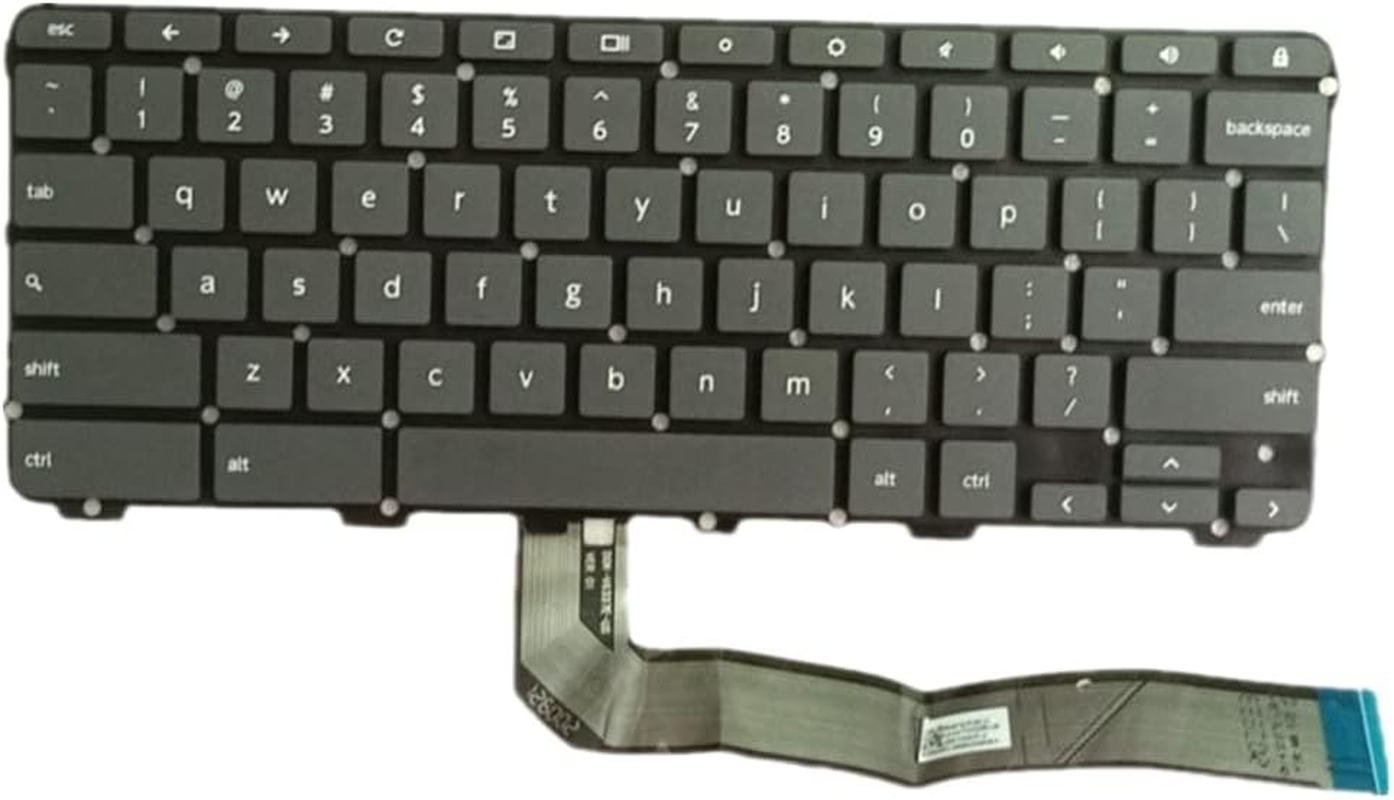 Laptop Keyboard for Lenovo Ideapad 3 Chrome-14M836 Black US United States Layout
