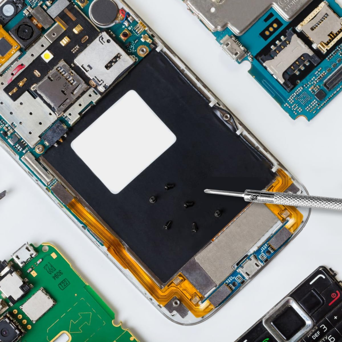 BEZANU Micro Screws Set, 500 PCS Mini Metric Assortment Screw Kit with Screwdriver for Eyeglass, Watches, Phone, Laptop Repair (Phillips Head) image number 6