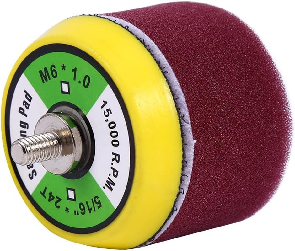 16PCS Polishing Pad Set, 5 Colors Multi Stage 2" Flat Buff Pads for Car Detailing & Waxing image number 6