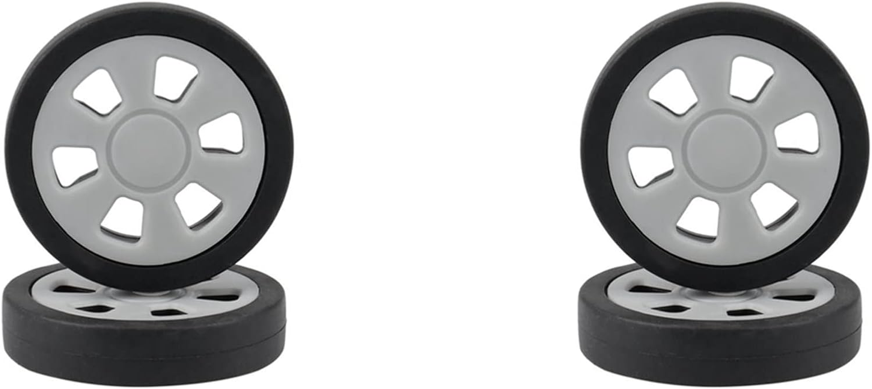 4X Luggage Accessories Wheels Aircraft Suitcase Pulley Rollers Mute Wheel Wear- Parts Repair 50X12Mm image number 1