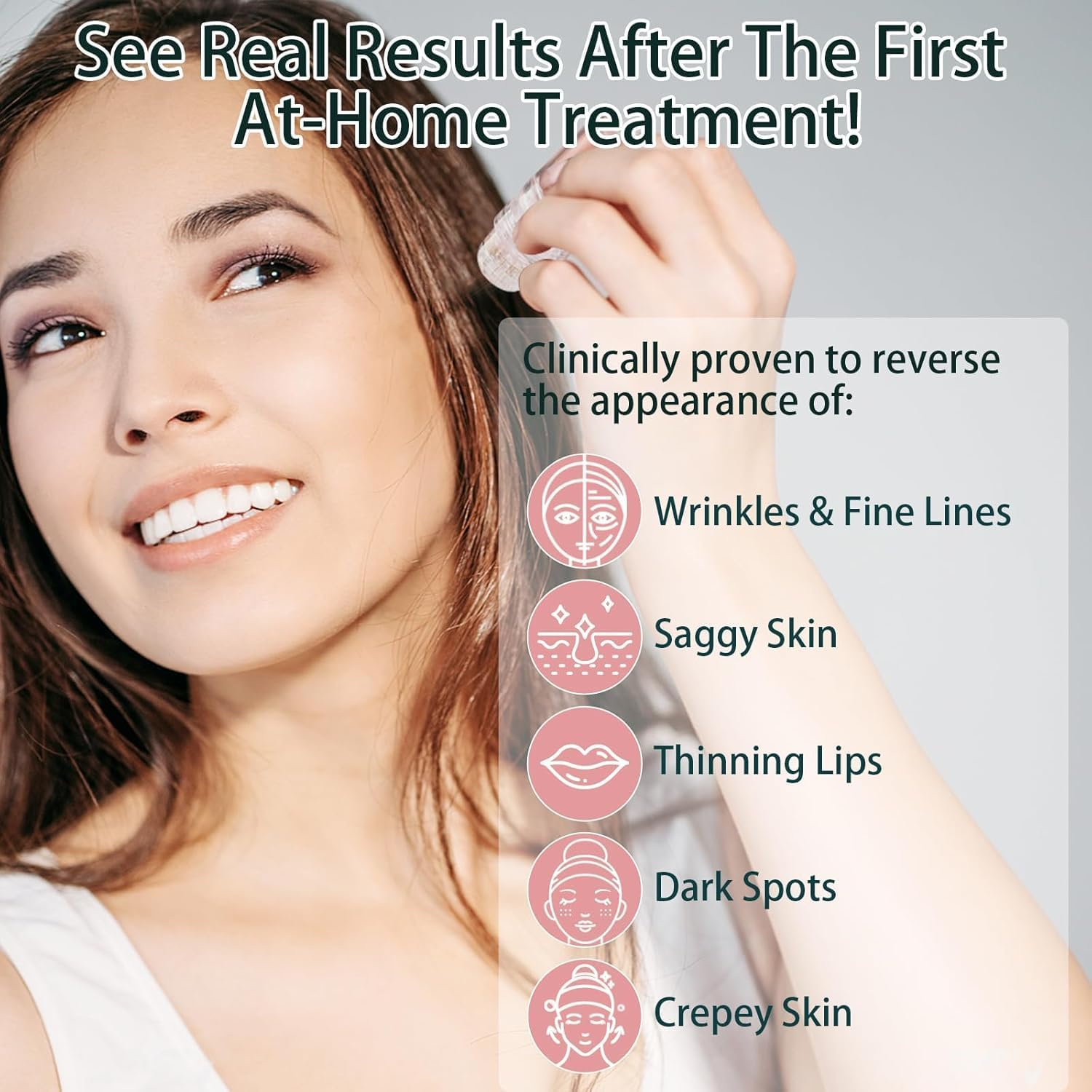 Micro Infusion System for Face, Needling Kit Skin Tightener, Micro Needling Kit with Microneedling Serum for Taking Care of Blemished Skin for All Types,4+12 - 4+12 image number 6