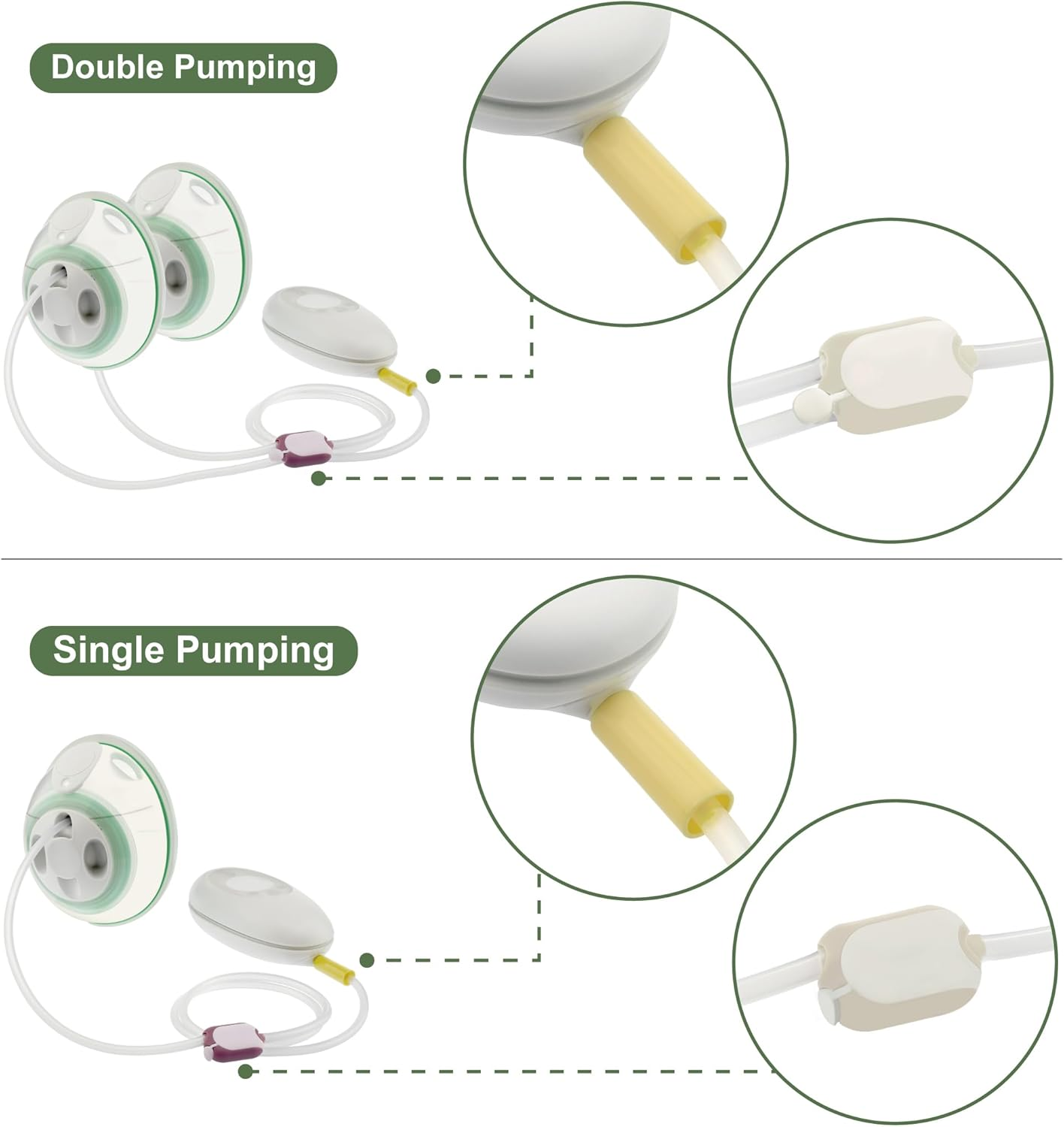 Maymom Silicone Tubing Compatible with Elvie Stride Pump; Not Original Elvie Stride Pump Parts or Accessories, Replacement Parts for Elvie Stride Tubing image number 3