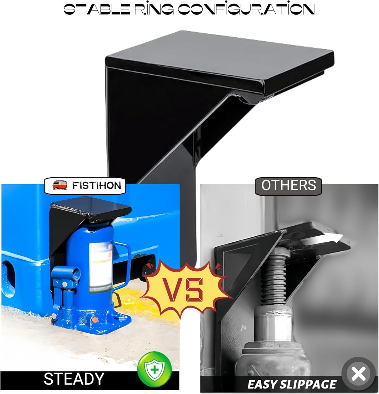 Upgrade Shipping Container Jack Lug, with Limiter, Shipping Container Jack Lifter, Shipping Container Accessories Attachment - Storage Container Leveler Booster image number 3