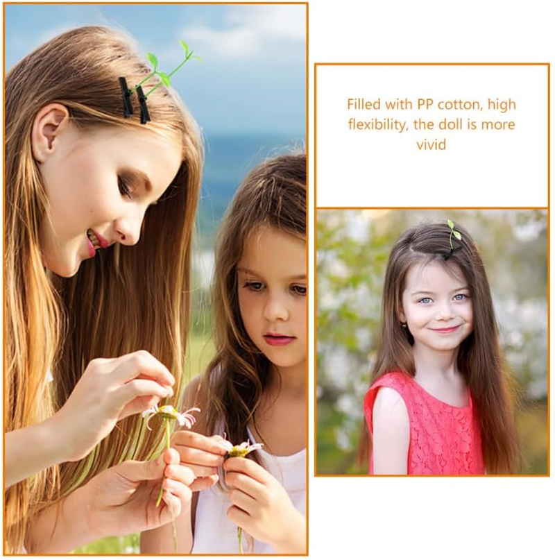 TOPPERFUN Pack of 60 Sprout Clips Funny Hair Clips for Parties, Cosplay and Everyday Hair Lengths Safe and Creative Hairstyles image number 4