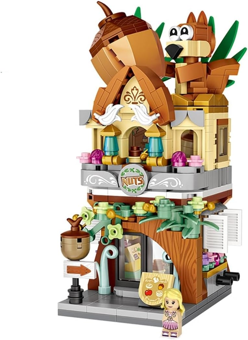 LOZ Building Blocks Educational Toy Modern Street View Architecture Model Nuts Store Houses Model Building Compatible with  Creator image number 6