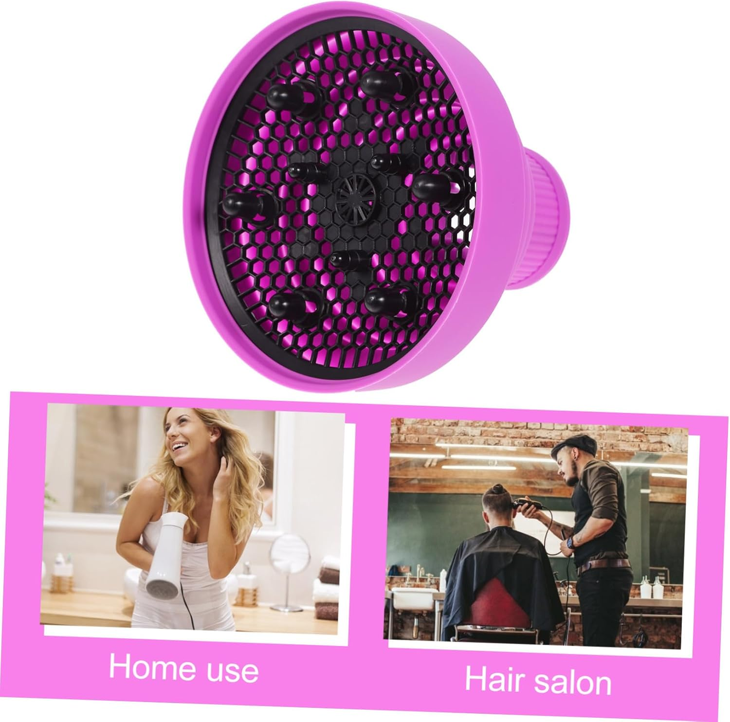 CANIGHT Hair Dryer Diffuser Attachment Collapsible Tool for Curly Hair Styling Lightweight and Portable Even Air Distribution for Natural Texture Easy to Use the Go image number 4