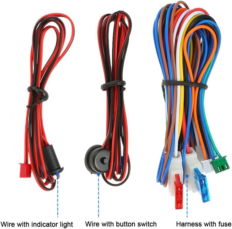 Julycrab Universal Car Vehicle Security System Burglar Alarm Protection Anti-Theft System 2 Remote image number 1