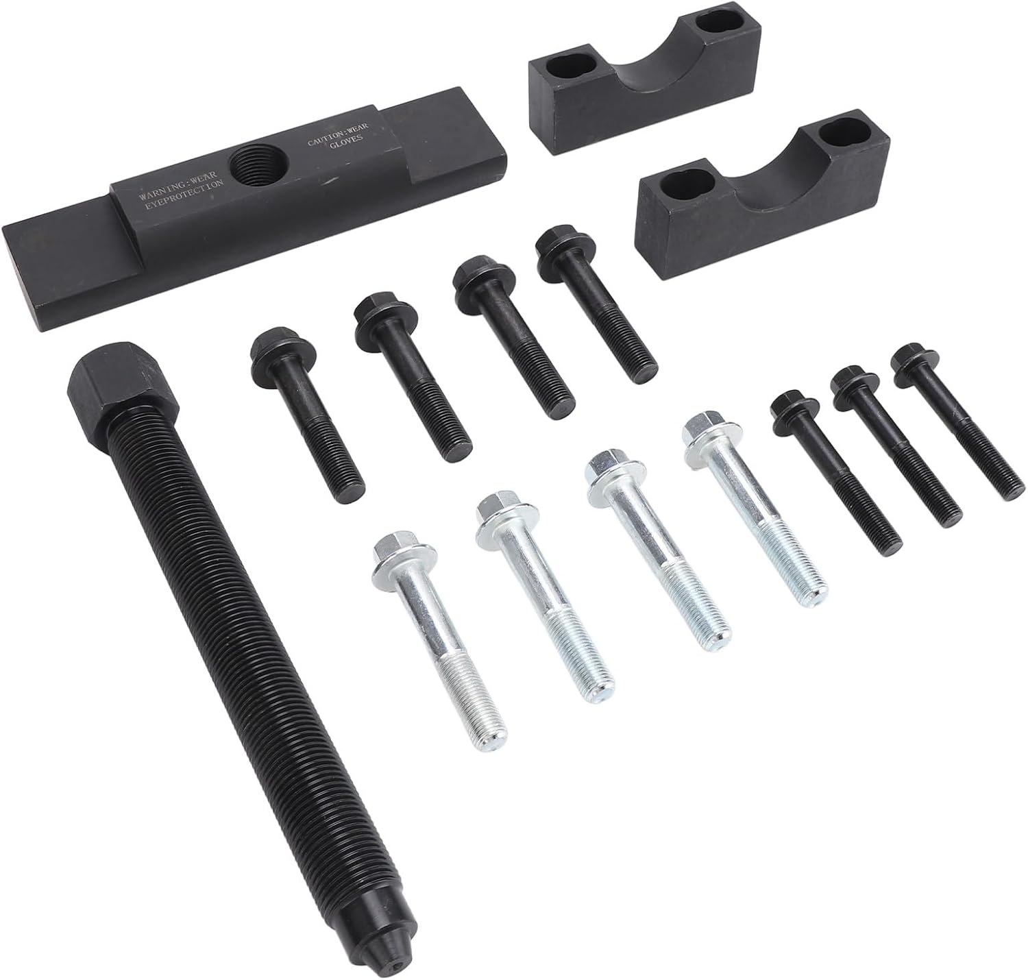 Duty Yoke Puller Tool Set for Trucks - Compatible with Spicer & Meritor, Easy Yoke Bearing Removal, 16-Piece Kit with Storage Box image number 4